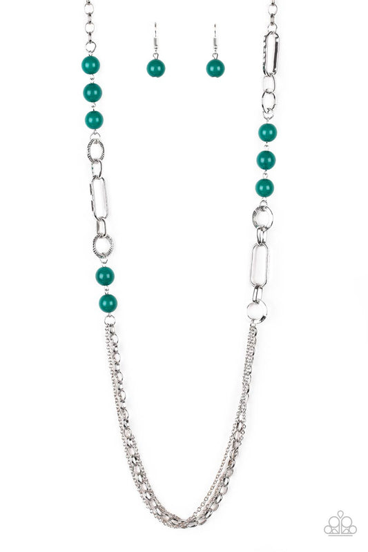 Paparazzi Necklace ~ CACHE Me Out - Green