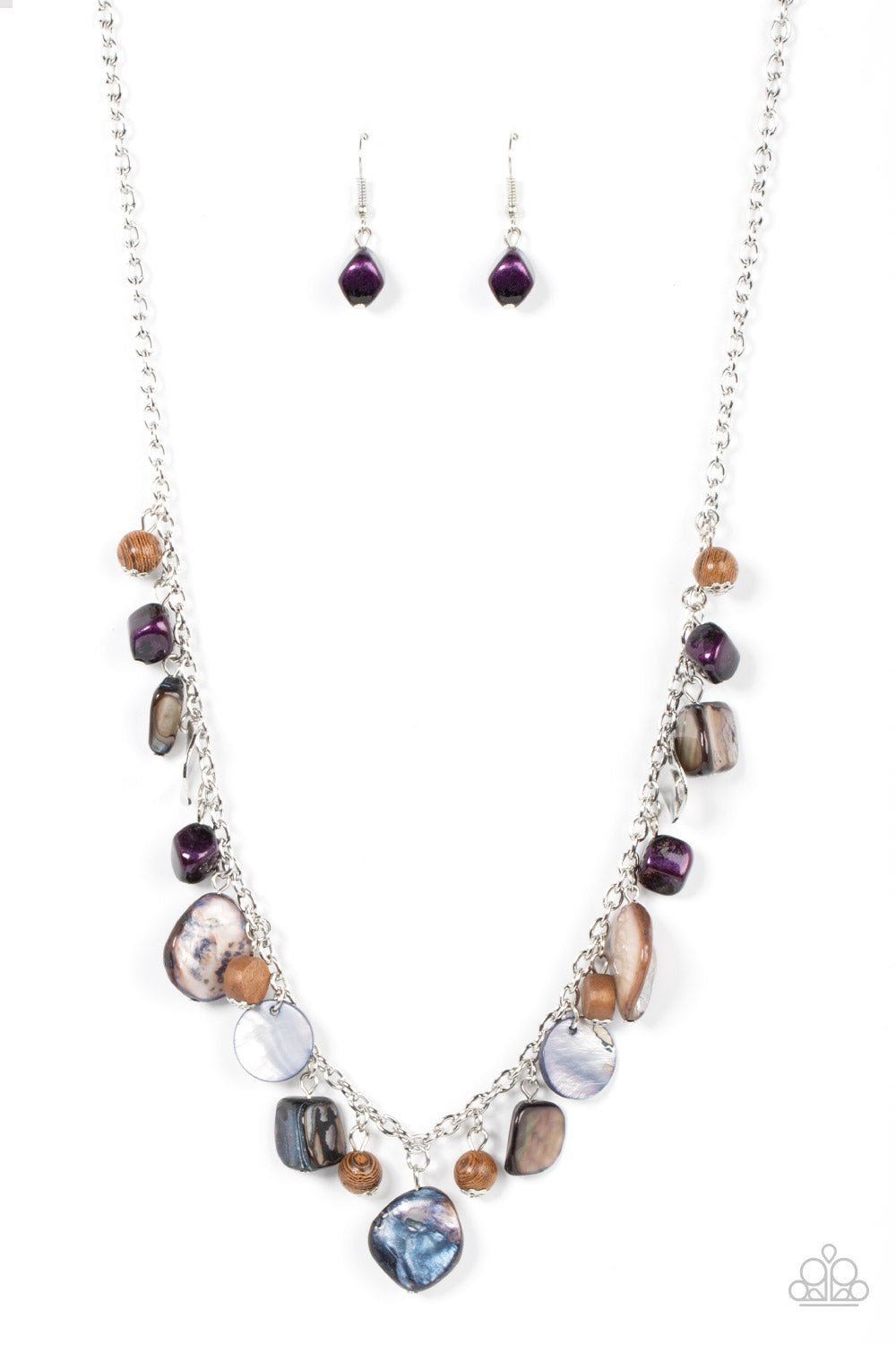 Paparazzi Caribbean Charisma Purple Necklace. #P2SE-PRXX-227XX. Subscribe & Save. Shell Rock