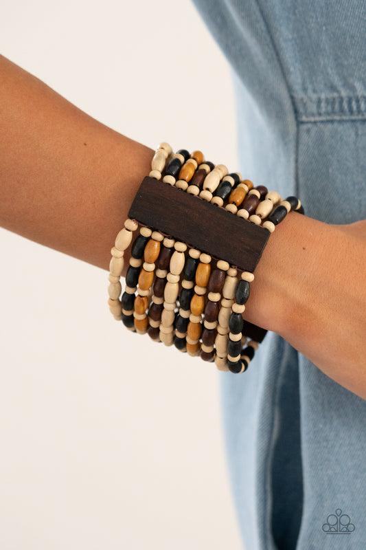 Cayman Carnival Multi Wooden Bracelet Paparazzi Accessories. Subscribe & Save. 