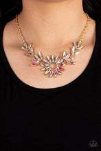Load image into Gallery viewer, Celestial Cruise Gold Iridescent Short Necklace Paparazzi Accessories. #P2ST-GDXX-130XX
