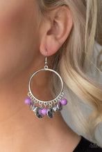 Load image into Gallery viewer, Paparazzi Earring ~ Chroma Chimes - Purple
