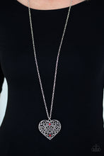 Load image into Gallery viewer, Paparazzi Classic Casanova - Red Heart Long Necklace #P2RE-RDXX-130XX
