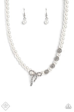 Load image into Gallery viewer, Classy Cadenza White Necklace Paparazzi Accessories. Get Free Shipping. #P2ST-WTXX-131LD
