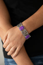Load image into Gallery viewer, Paparazzi Bracelet ~ Colorful Coronation - Purple
