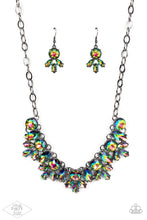 Load image into Gallery viewer, Combustible Charisma Multi Oil Spill Necklace Paparazzi Accessories. Get Free Shipping
