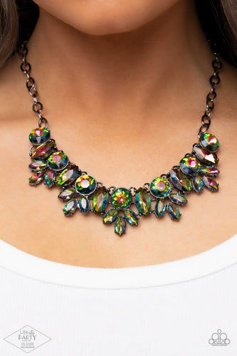 Paparazzi Combustible Charisma Multi Necklace. #P2RE-MTXX-189XX. Subscribe & Save.