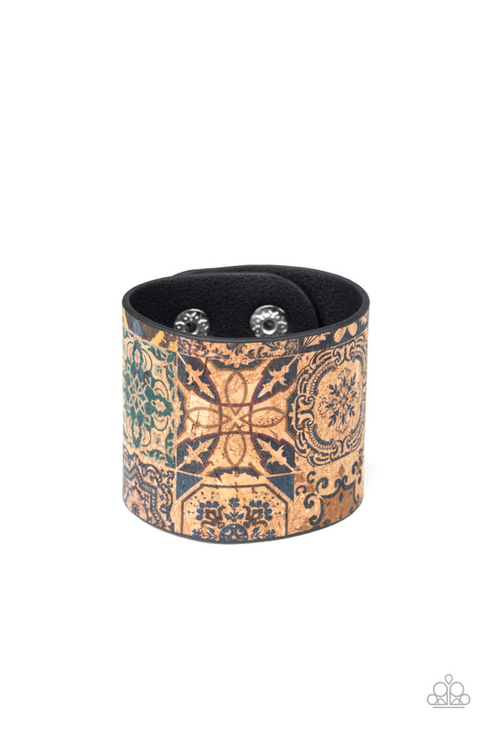 Cork Culture - Multi Bracelet Paparazzi Accessories Urban Wrap Bracelet