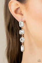 Load image into Gallery viewer, Paparazzi Earrings ~ Cosmic Heiress - Gold
