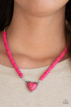 Load image into Gallery viewer, Paparazzi Country Sweetheart - Pink Necklace $5 jewelry. #P2SE-PKXX-205YT Get Free Shipping!
