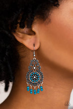 Load image into Gallery viewer, Paparazzi Earring ~ Courageously Congo - Blue
