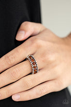 Load image into Gallery viewer, Paparazzi Crank It Up - Brown Ring Dainty
