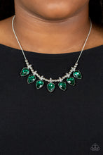 Load image into Gallery viewer, Crown Jewel Couture Green Necklace Paparazzi Accessories. #P2RE-GRXX-239XX. Subscribe &amp; Save!
