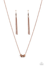 Load image into Gallery viewer, Dainty Dalliance Copper Necklace Paparazzi Accessories Antique Copper minimalist look
