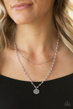 Load image into Gallery viewer, Paparazzi Necklace ~ Dainty Demure - Pink
