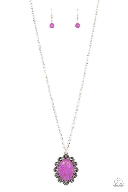 Paparazzi Daisy Dotted Deserts Purple Necklace. Subscribe & Save. #P2SE-PRXX-228XX