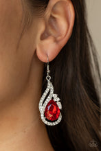 Load image into Gallery viewer, Paparazzi Earring ~ Dancefloor Diva - Red
