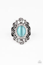 Load image into Gallery viewer, Dashingly Dewy - Blue Ring Paparazzi Accessories Moonstone Ring #P4RE-BLXX-195XX
