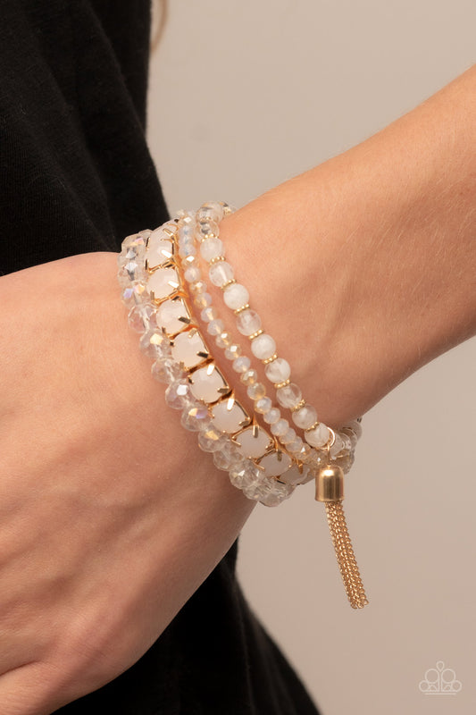 Paparazzi Day Trip Trinket Gold Bracelets. #P9WH-GDXX-114XX. Get Free Shipping. 