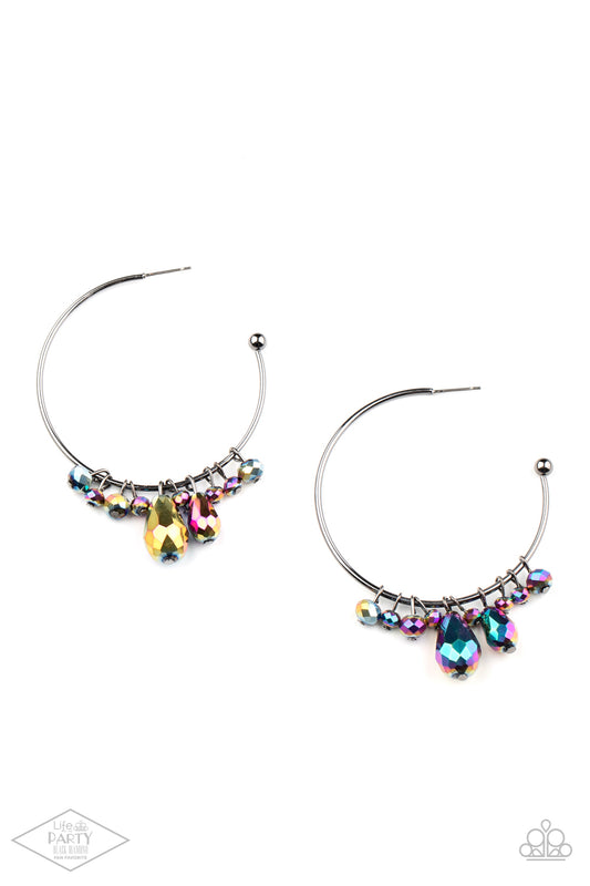 Dazzling Downpour Multi Oil Spill Hoop Earrings Paparazzi Accessories. Subscribe & Save. 