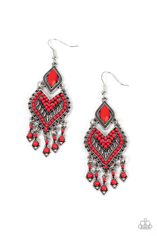 Dearly Debonair Earrings Paparazzi Accessories. P5SE-RDXX-166XX. Subscribe & Save!
