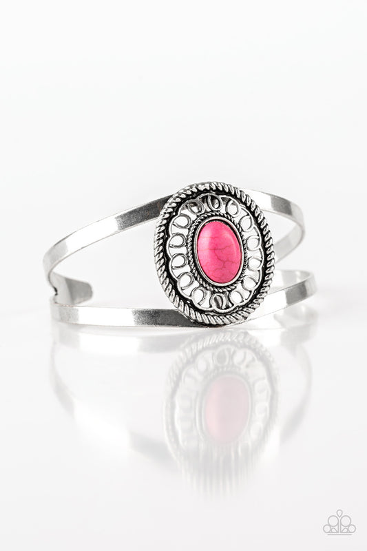 Deep In The TUMBLEWEEDS - Pink Bracelet Paparazzi Accessories