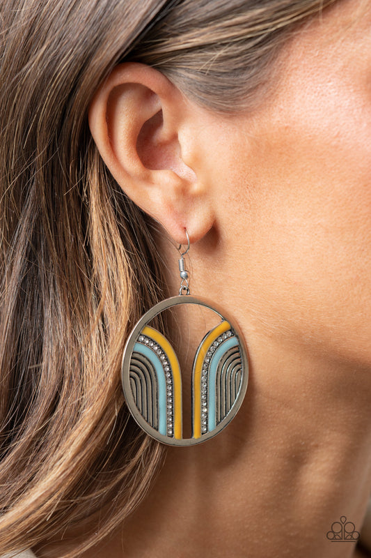Paparazzi Earrings ~ Delightfully Deco - Multi