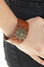 Load image into Gallery viewer, Paparazzi Desert Badlands Brass Bracelet. Subscribe &amp; Save. Urban Bracelet. Leather Band Bracelet
