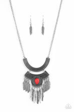 Load image into Gallery viewer, Desert Devotion - Red Necklace Paparazzi Accessories
