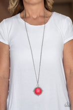 Load image into Gallery viewer, Paparazzi Desert Equinox Red Stone Long Necklace. Get Free Shipping!

