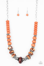 Load image into Gallery viewer, Desert Tranquility Orange Necklace Paparazzi Accessories. Subscribe &amp; Save. #P2SE-OGXX-230XX
