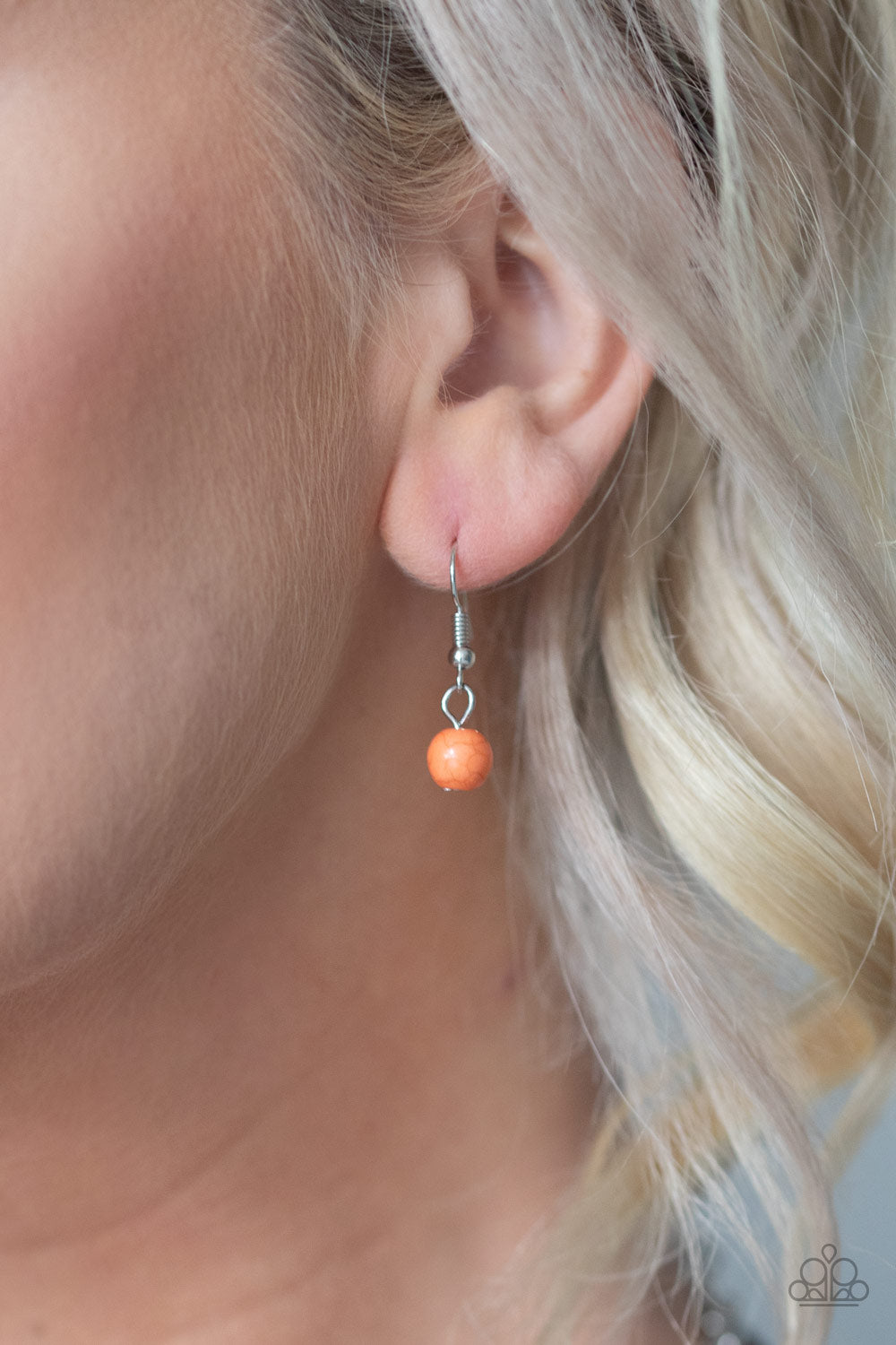 Desert Tranquility Orange Short Necklace Paparazzi $5 Jewelry. #P2SE-OGXX-230XX. Subscribe & Save