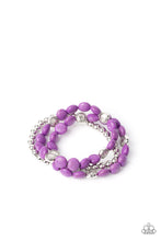 Load image into Gallery viewer, Desert Verbena - Purple Bracelet Paparazzi Accessories. Free Shipping! #P9SE-PRXX-131XX
