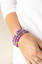 Load image into Gallery viewer, Paparazzi Desert Verbena Purple Bracelet at AainaasTreasureBox. Get Free Shipping! #P9SE-PRXX-131XX
