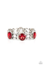 Load image into Gallery viewer, Paparazzi Devoted to Drama Red Stretchy Bracelet online at AainaasTreasureBox. #P9RE-RDXX-135XX
