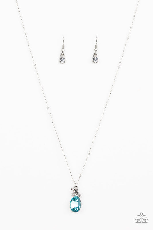 Diamonds For Days Blue Necklace Paparazzi Accessories