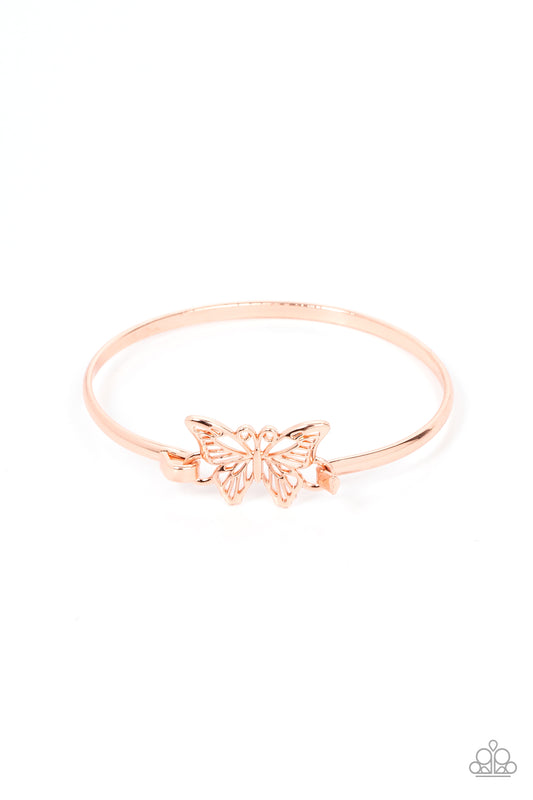 Paparazzi Did I FLUTTER Copper Bracelet $5 Jewelry. Subscribe & Save. #P9DA-CPSH-118XX
