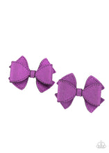 Load image into Gallery viewer, Paparazzi Hair Accessories - Dont BOW It - Purple Hair Clip
