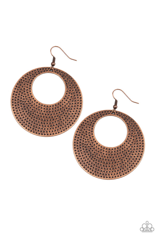 Dotted Delicacy Copper Earring Paparazzi Accessories. Subscribe & Save. #P5BA-CPXX-025XX