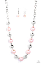 Load image into Gallery viewer, Paparazzi Dreamscape Escape Pink Iridescent Pearl Necklaces. #P2RE-PKXX-377IV. Get Free Shipping. 
