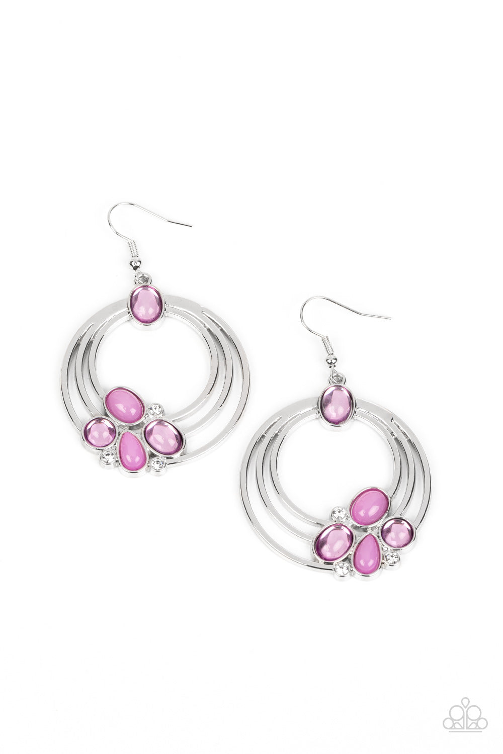 Paparazzi Dreamy Dewdrops Purple Earring. Subscribe & Save. #P5WH-PRXX-271XX