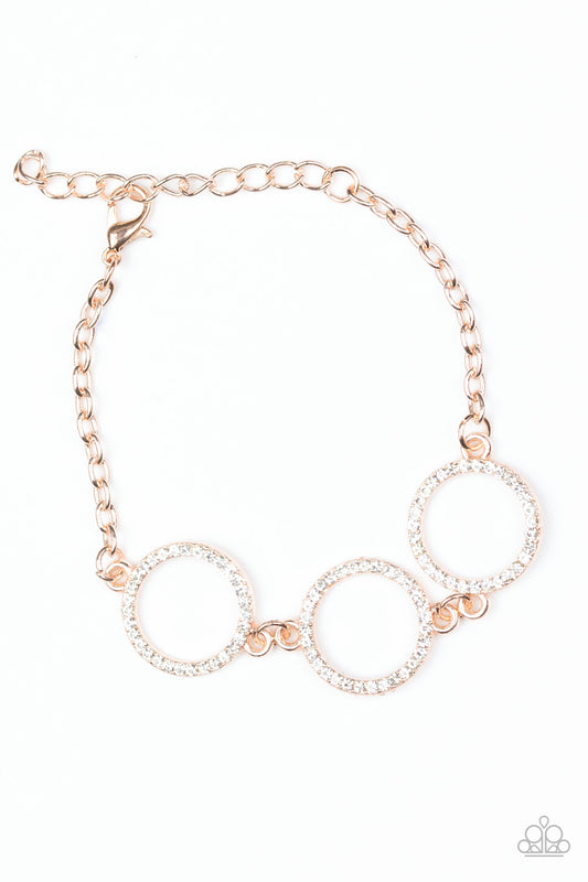 Paparazzi Dress The Part Rose Gold Bracelet. #P9RE-GDRS-165XX. Subscribe & Save. Dainty bracelet