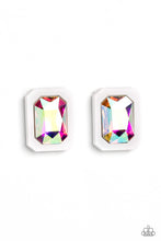 Load image into Gallery viewer, Paparazzi Edgy Emeralds Multi Earrings. Iridescent Jewelry. Subscribe &amp; Save. P5PO-MTXX-096XX
