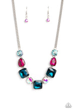 Load image into Gallery viewer, Elevated Edge Multi Necklace Paparazzi Accessories. #P2RE-MTXX-215XX. Get Free Shipping. Iridescent
