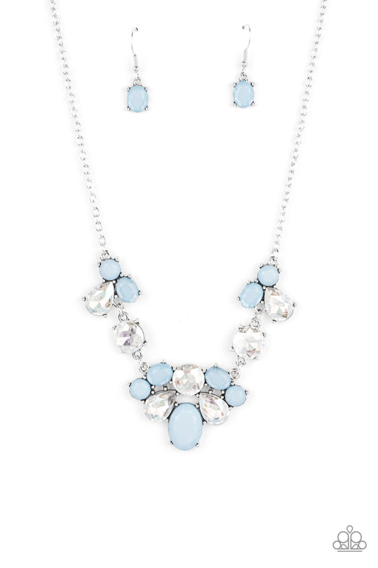 Ethereal Romance - Blue Necklace Paparazzi Necklace
