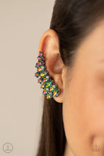 Load image into Gallery viewer, Paparazzi Earrings ~ Explosive Elegance - Multi Oil Spill Ear Crawlers
