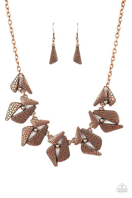 Paparazzi Extra Expedition Copper Necklace. Get free shipping. #P2ST-CPXX-092XX
