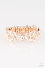 Load image into Gallery viewer, Paparazzi Ring ~ Extra Side Of Elegance - Rose Gold Ring
