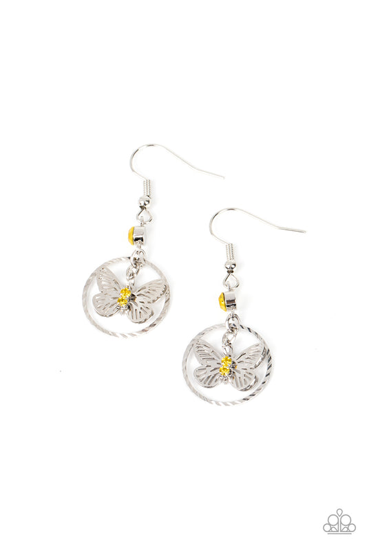 Paparazzi Fabulous Flutter Yellow Earring. Subscribe & Save. #P5WH-YWXX-183XX.
