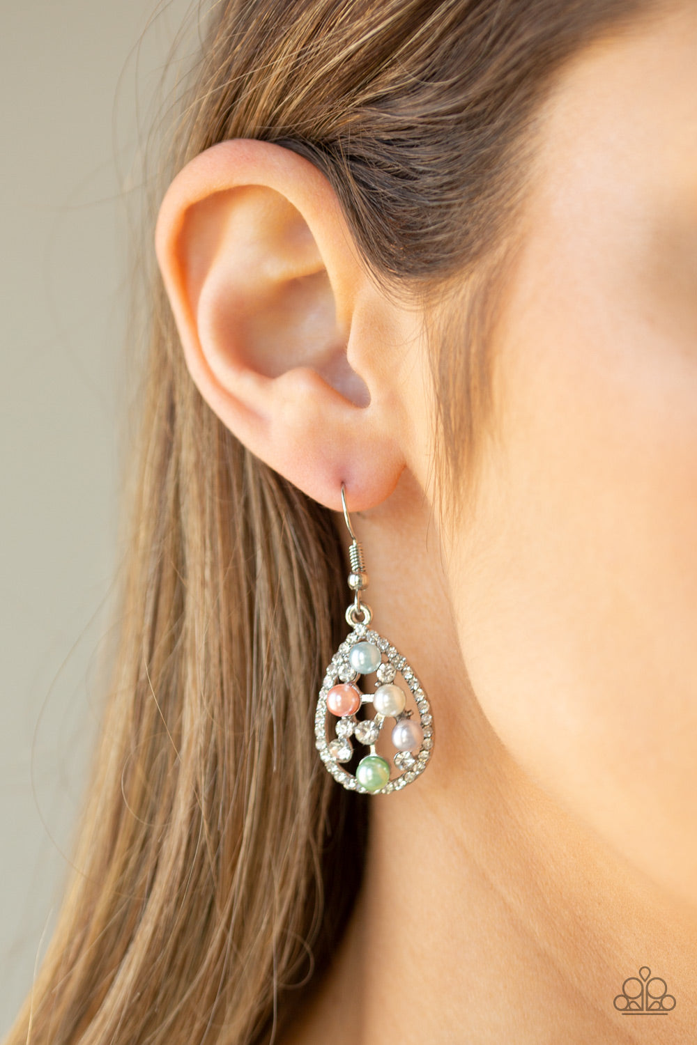 Fabulously Wealthy Multi Earring Paparazzi Accessories. Get Free Shipping. #P5RE-MTXX-066XX