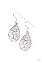 Load image into Gallery viewer, Paparazzi Earring ~ Fabulously Wealthy - Purple
